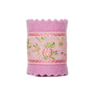 "Original Münchner Bierbandl" by ALINA SPIEGEL - schlicht, rosa, rosa Borte