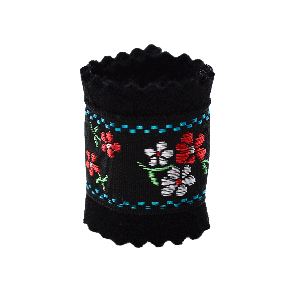"Original Münchner Bierbandl" by ALINA SPIEGEL - schlicht, schwarz, schwarze Borte